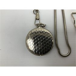 Franklin Mint Bald Eagle pocket watch cased and a collection of twenty-four The Heritage Collection pocket watches, boxed an one other pocket watch (26)