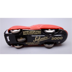  Schuco Telesteering Car 3000 clockwork tin-plate model in original box with accessories and instructions (lacks one wooden bollard)  