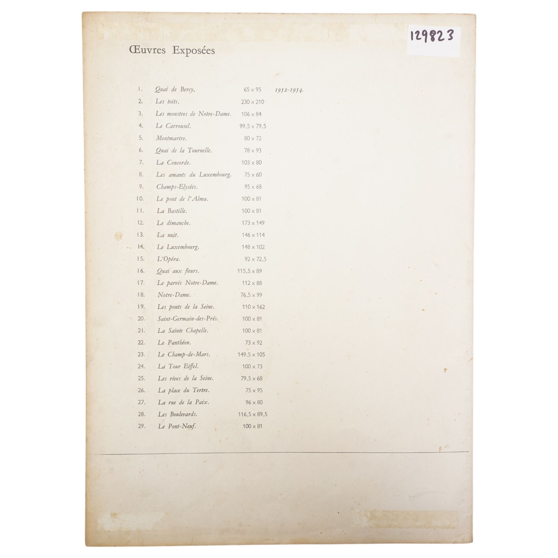 Marc Chagall (Russian/French 1887-1985): 'L'Opéra', offset colour lithograph pub. Derriere le Miroir 38cm x 28cm (unframed)