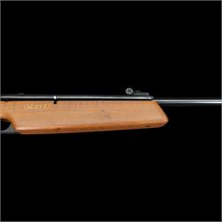 Webley Osprey .177 side-lever air rifle, 18 inch barrel with adjustable sights, serial number 4464, overall L109cm