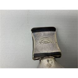 Wilson Line of Hull - five graduated ceramic jugs by Weatherby, Adams and Crown Ducal, largest H22cm, sets of six port and liqueur glasses, four silver plated menu holders and glass ashtray (22)  