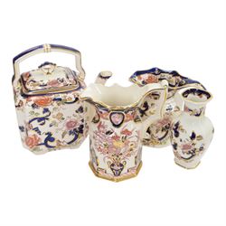 Collection of Mason Mandalay pattern ceramics, to include teapot, jugs, serving bowl, plates etc  