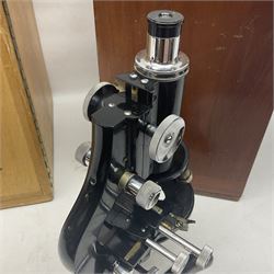 20th century W. Watson & Sons Bactil-60 binocular microscope no 143202, in original box, together with W. Watson & Sons microscope no 82904 in original box 