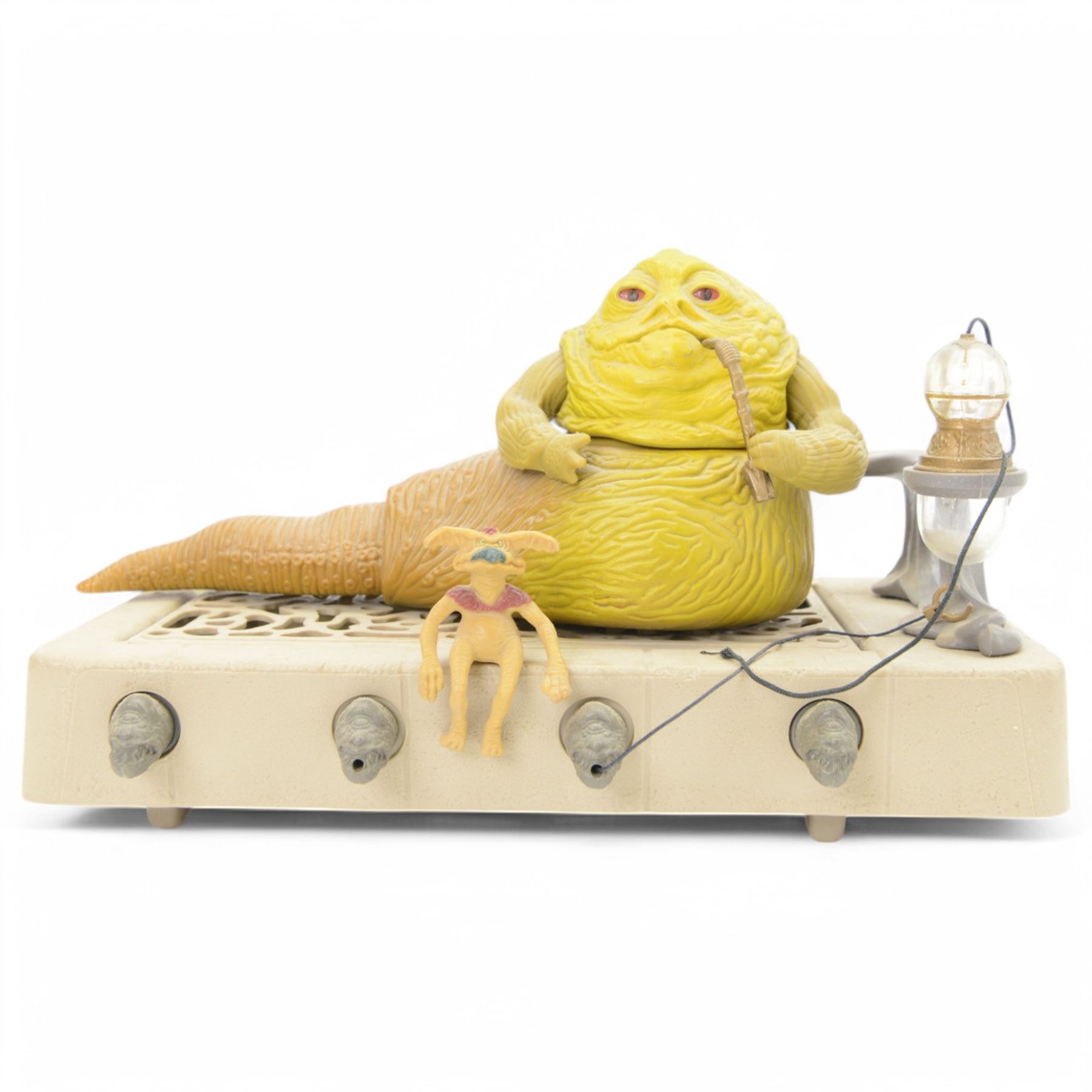 Kenner Star Wars Return Of The Jedi Jabba The Hutt Action Playset circa 1983, in original box, with insert and instructions