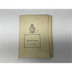 Military related books including two bound volumes of Phoenix Magazine Feb.1945 - Feb.1946; Knight W.S.M.: The History of the Great European War. Ten volumes; folding road map of India; The War in Pictures. Six volumes etc