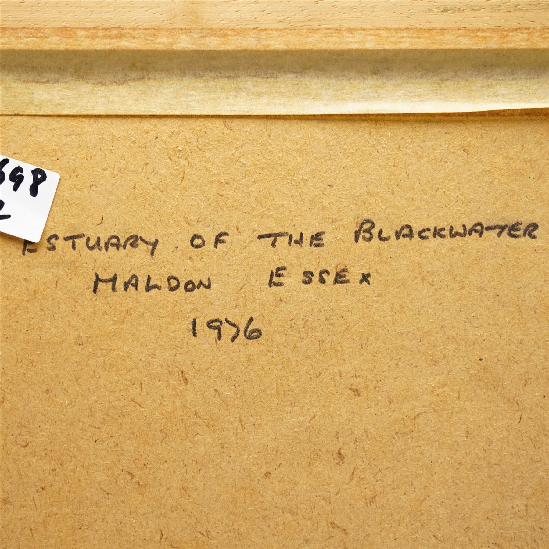 Joseph Pighills (British 1902-1984): 'West End - Haworth Moor' and 'Estuary of the Blackwater Maldon - Essex', pair watercolour signed, inscribed verso 25cm x 36cm (2)