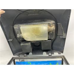 Two fish aquariums, comprising Interpet Aquapod LED starter kit 45l and PAH Fishbox 48l, with various accessories, tallest H40cm