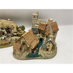 Twenty six Lilliput Lane models, to include Golden Harvest, Junk and Disorderley, Heaven Lea Cottage, Old Scrumpy Farm, Chantry Chapel Wakefield, etc, together with four similar cottages