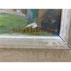 Franek la Broulle (French mid 20th century): 'Moulin de la Billardiere', oil on canvas signed and dated 1949, titled verso 40cm x 54cm