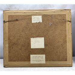 Harry Morley (British 1881-1943): 'Outhouses - Wool, Dorset', watercolour signed, titled and with Rowley Gallery label verso 21cm x 28cm 