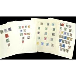 Hong Kong Queen Victoria and later stamps, including 1874-1902 postal fiscal stamps, various King Edward VII issues including one dollars, China overprints etc, housed on pages