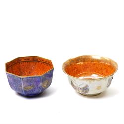 Wedgwood Fairyland lustre bowls, designed by Daisy Makeig-Jones, featuring the Hummingbird...