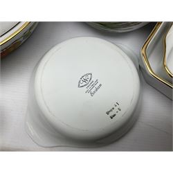 Royal Worcester Evesham pattern ceramics, including twin handled pot, oven dishes, pie dishes, bowls, jugs, etc together with other Royal Worcester ceramics 