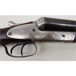  RFD ONLY - Pair Cogswell and Harrison 12 bore double barrel side by side sporting guns Nos.48221 and 48233, 27.5