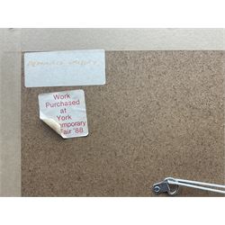 Richard Demarco CBE (Scottish 1930-): 'Dunnottar Castle - Kincardineshire', artist's proof screenprint signed titled and dated '87, 44cm x 61cm 