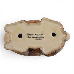 Royal Doulton Rabbit HN3593, Michel Caugant pottery tureen in the form of the rabbit