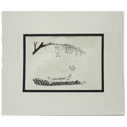 W R Wijesoma (Sri Lankan 1925-2006): Political Satire and 'Separatism & Concessions', pair monochrome prints signed in the plate 29cm x 41cm (unframed) (2)
Notes: W. R. Wijesoma was one of Sri Lanka’s most important political cartoonists, active for over three decades; these are final cartoon versions from which published newspaper or other printed edition art was taken.