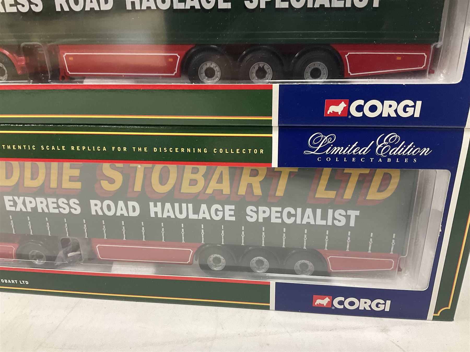 Corgi - four limited edition 1:50 scale Eddie Stobart heavy