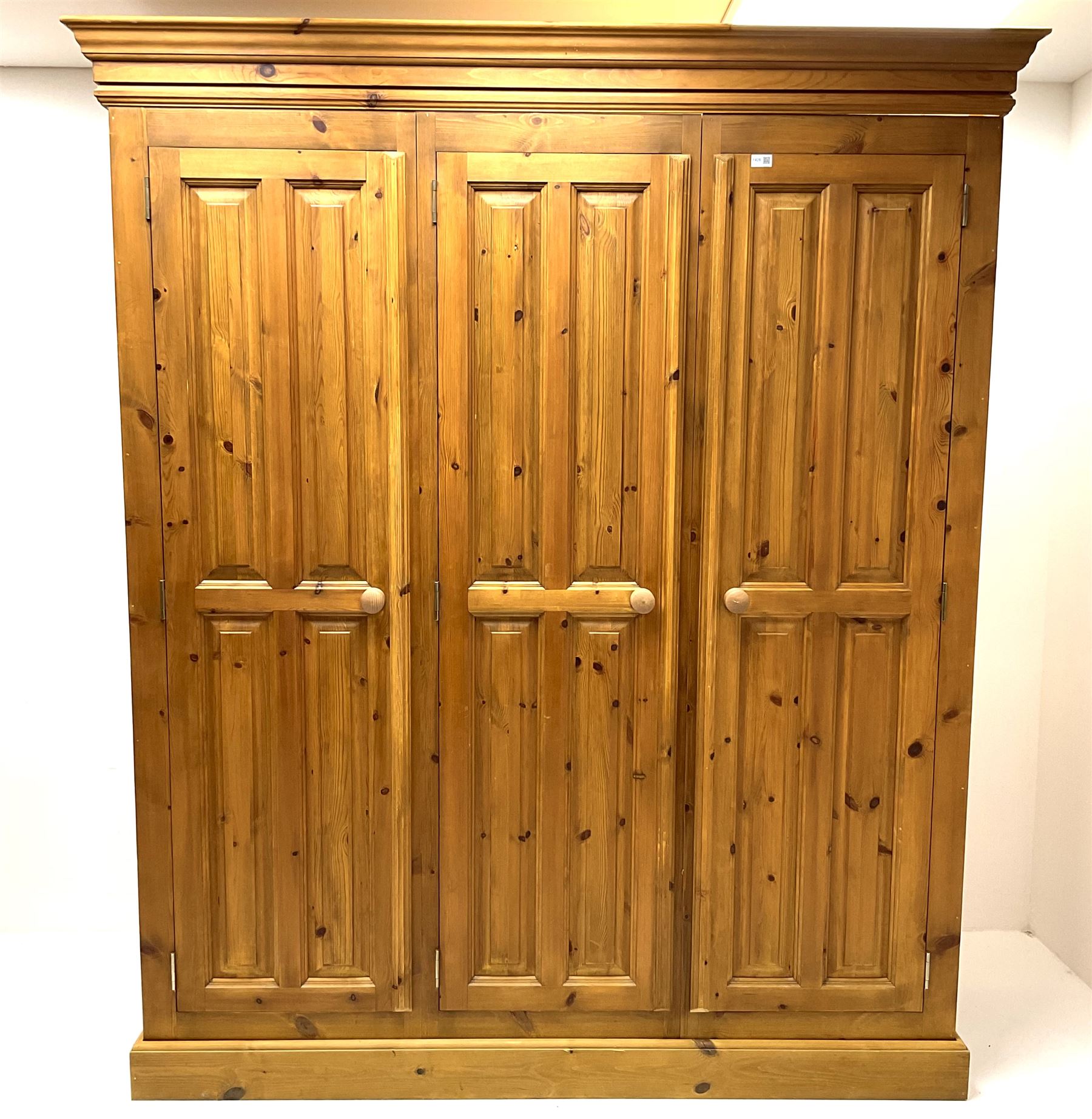 Pine wardrobe doors discount for sale