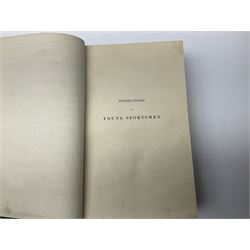Hawker Lt. Col. P.: Instructions to Young Sportsmen in all that Relates to Guns and Shooting. 1833 7th edition. Re-bound in green cloth; Harting James Edmund: Hints on Shore Shooting.1871; Army Field Service Pocket Book. 1938. Contains numerous bound pamphlets; Ferrar Major M.L.: Officers of The Green Howards. 1920; Blake George: Mountain & Flood - History of the 52nd Lowland Division. 1950; and XV International Brigade. 1975 (6)