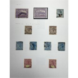 Van Diemen's Land (Tasmania) Queen Victoria and later stamps, including 1853-4 one penny and four penny stamps, 1855 two pence and four pence, 1856 one penny, 1857 various values, 1864-80 various perf issues etc, housed on pages