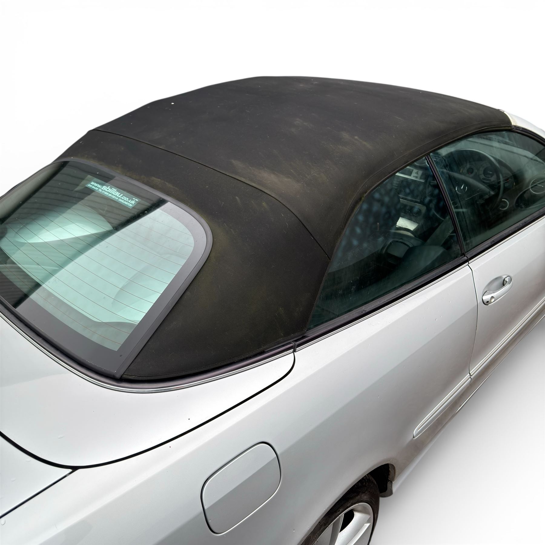 Mercedes-Benz CLK Cabriolet 280 Avantgarde, 3 Litre petrol, automatic, 2006, 2dr, 74500 Miles, convertible, silver, (C10 BJM)