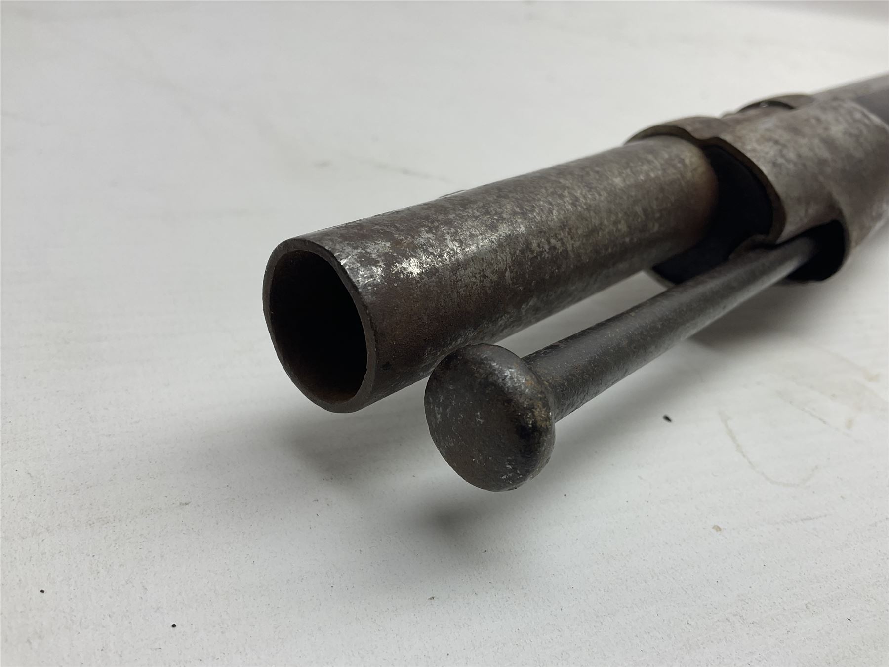 Early 19th century M.T. Wickham of Philadelphia flintlock musket, approximately .700 cal., the 104cm(41