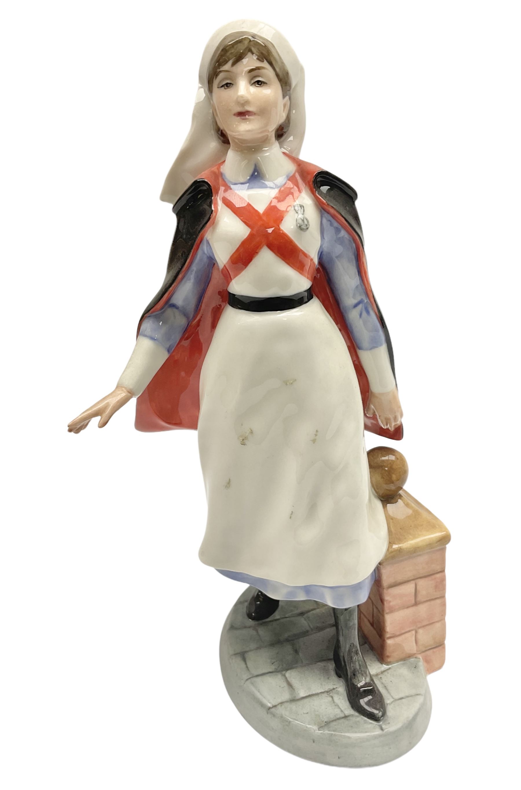 Royal Doulton figure, Nurse HN4287, modelled by Adrian Hughes, with printed mark beneath, H22cm