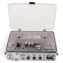 Nagra 4.2 portable mono reel to reel tape recorder, made in Switzerland, circa 1970
