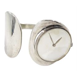 Jacon Hill for Duch & Deichman, Denmark cuff watch, stamped 84