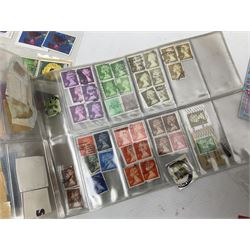 Quantity of stamps, to include British and world examples, usable postage etc, some in albums