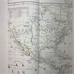 Jefferys (Thomas) The American Atlas, limited edition of 150 copies, facsimile of the first edition of 1776, goat skin bound with marbled paper, in slip cover, H56cm