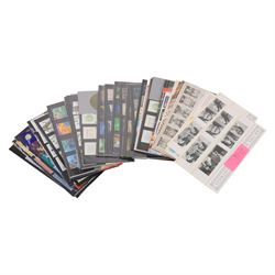 Queen Elizabeth II mint decimal stamps, mostly in presentation packs, face value of usable postage approximately 480 GBP