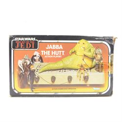 Kenner Star Wars Return Of The Jedi Jabba The Hutt Action Playset circa 1983, in original box, with insert and instructions