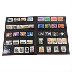 Mostly Great British stamps, including a small quantity of mint decimal, etc, in one box