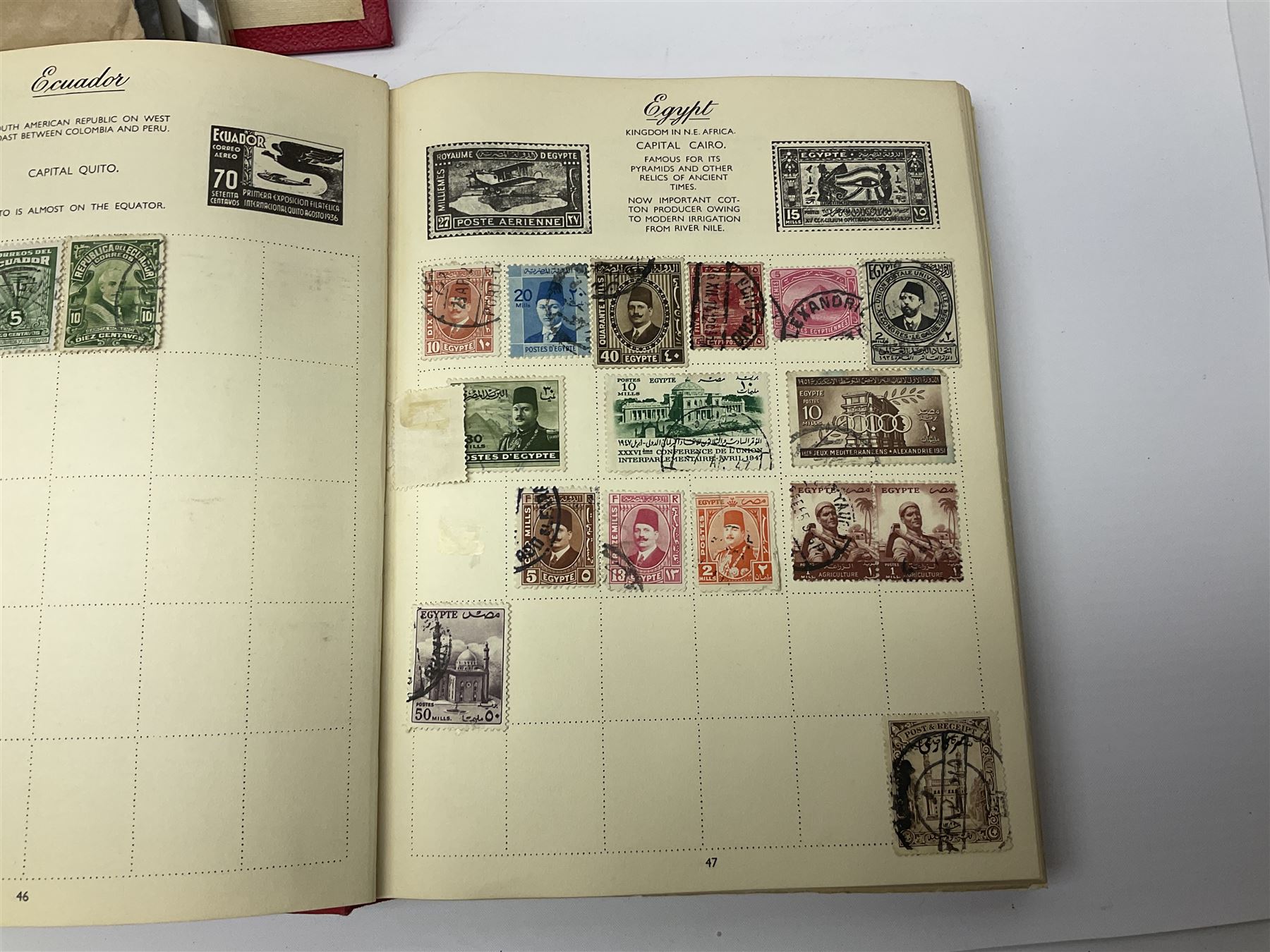 Great British and World stamps, including Queen Elizabeth II issues, first day covers, miniature sheets, Egypt, Finland, France, Greece, Honduras, Hungary, India, Italy, Poland etc, housed in various albums, folders and loose, in one box