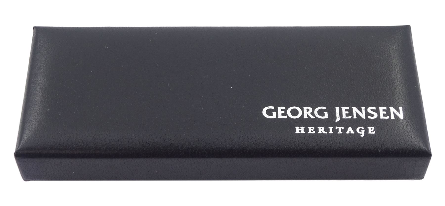 Georg Jensen 2006 Heritage Collection silver coral pendant necklace, stamped, boxed 