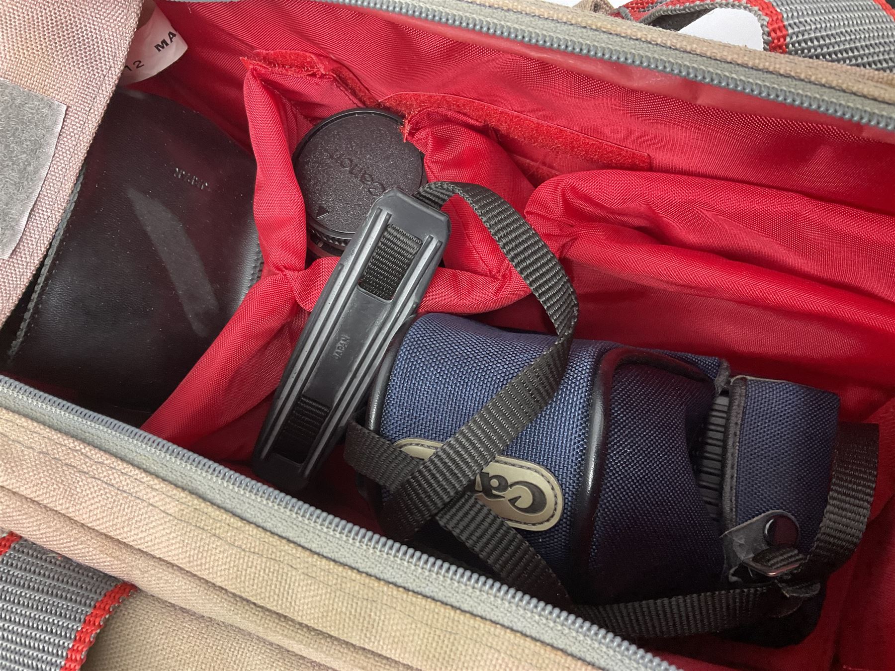 Canon T50 camera body, together with lenses and other camera equipment, projector etc