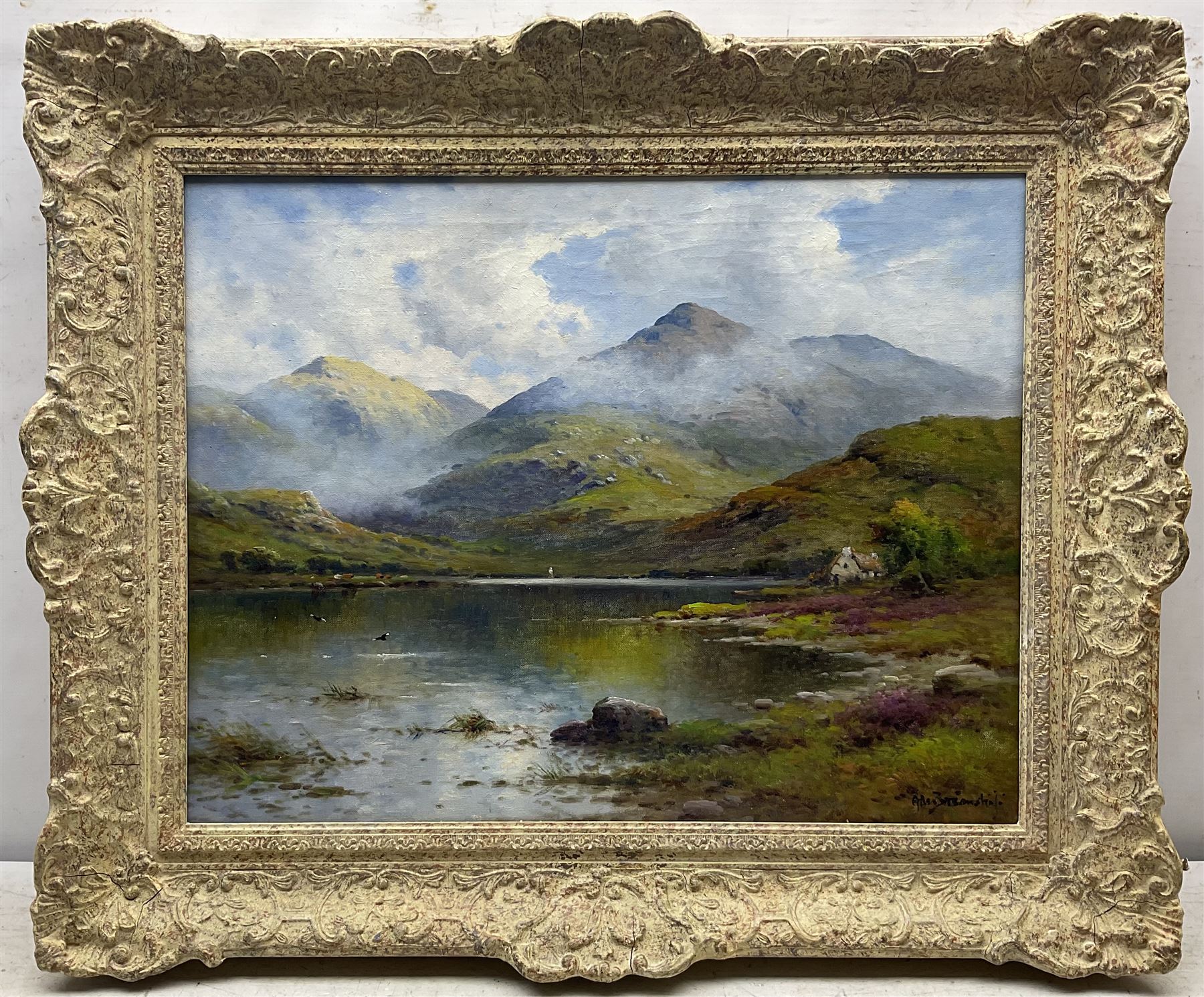 Alfred Fontville de Breanski Jnr. (British 1877-1945): 'In the West Highlands - Summer Morning Loch Etive', oil on canvas signed, titled verso 44cm x 57cm