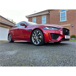 X2 GTS - JAGUAR XE SALOON - 2.0 R-Dynamic HSE 4dr, Automatic ONLY 800 miles

Year: 2019, June
Colour: Firenze Red
Mileage: 800 miles only
Fuel: Petrol
Reg: X2 GTS

As new, with cherished plate, instructions for sale from a local estate.
Buyers premium 10% plus VAT (12% inc.)