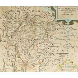 Christopher Saxton (British c1540-c1610) and William Kip (British 1588-1635): 'Westmorandi...