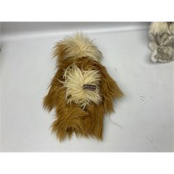 Four Charlie Bears, comprising Christine CB181832B, Marshmallow CB161616, and Savoury Pudding CB625096, each designed by Isabelle Lee, each with tags, plus one example CB151535B lacking tag 