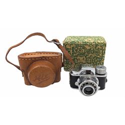 HIT spy camera, in original case, with box