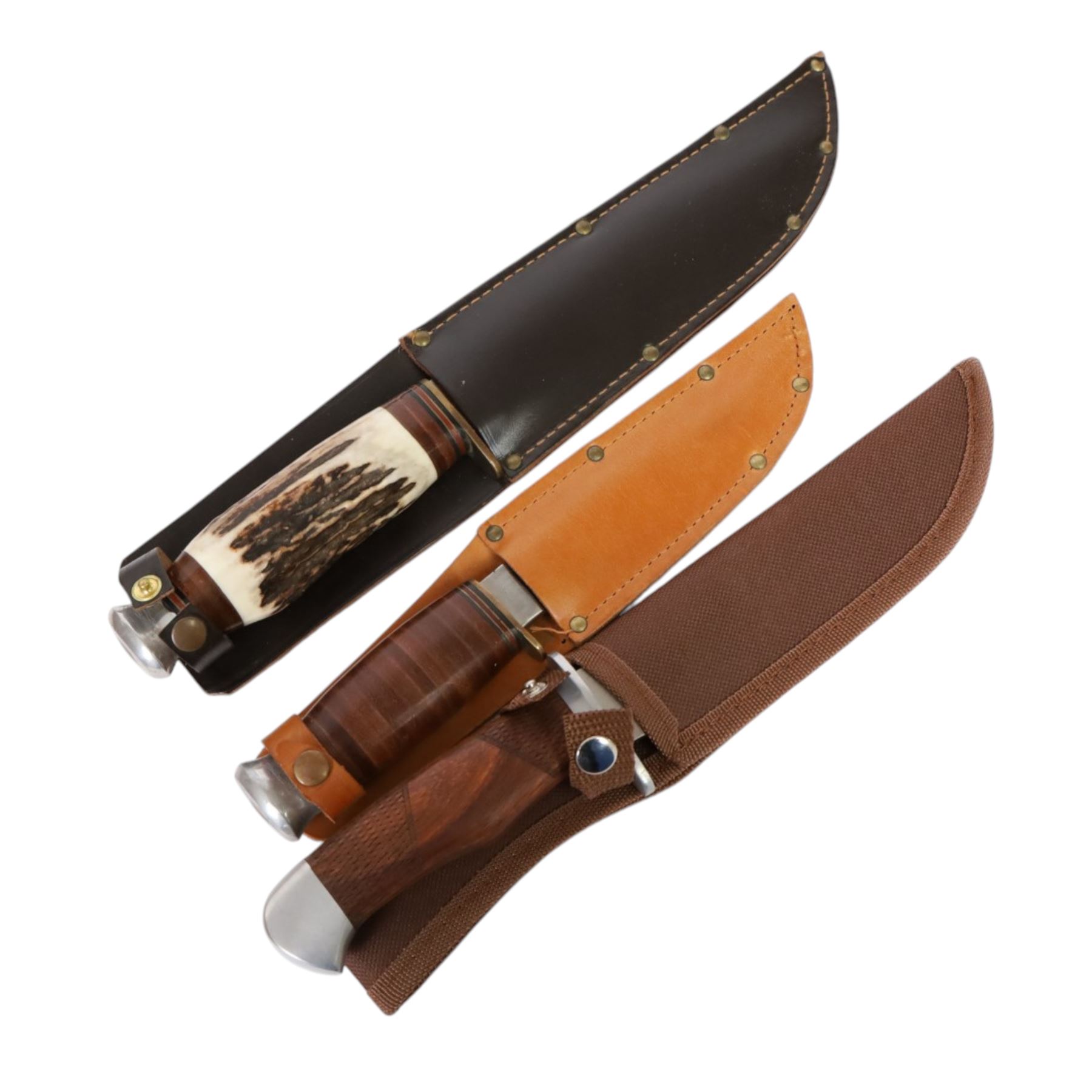 Four Bowie knife by J. Nowill & Sons Sheffield England together with four others