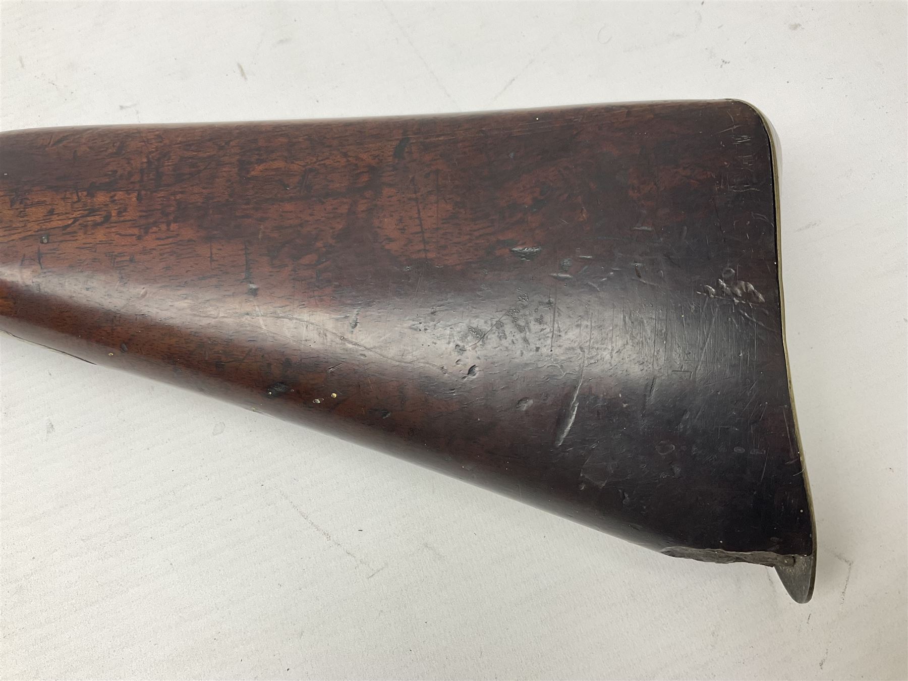 Early 19th century 20-bore flintlock converted to percussion fowling piece by Fisher, the 96.5cm(38