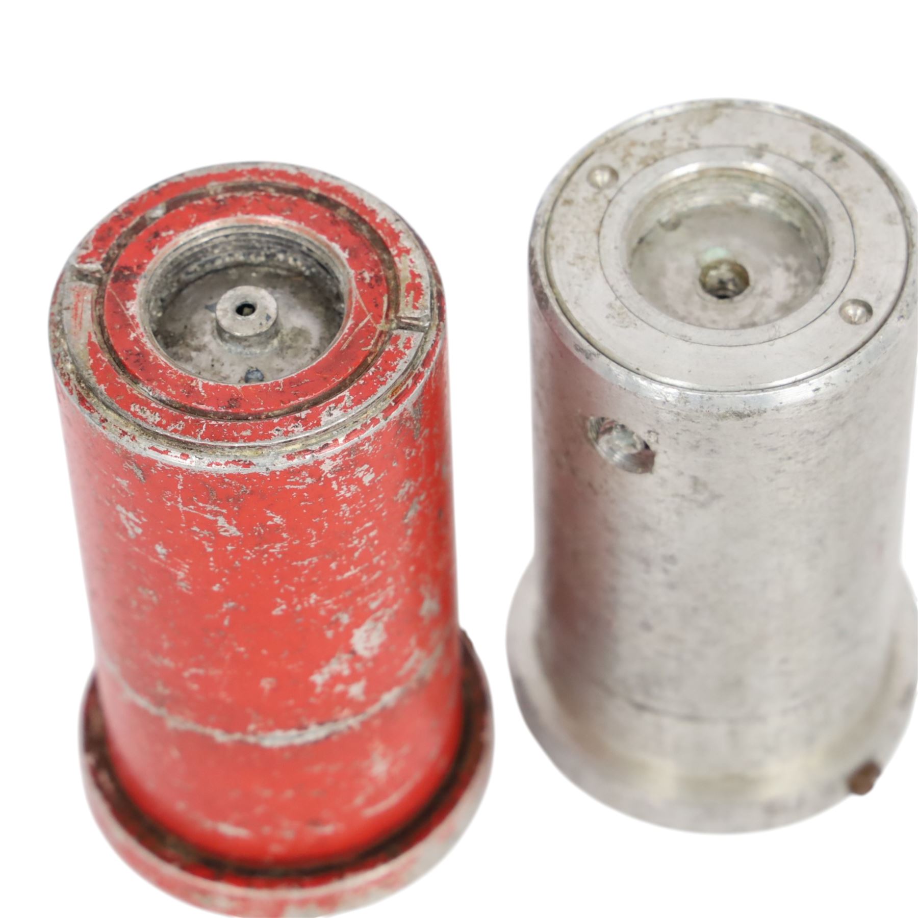 WWII German Luftwaffe bomb fuse EL.AZC50 RhS 195.39 63c and another EI. Zt. Z Rh.S 1939