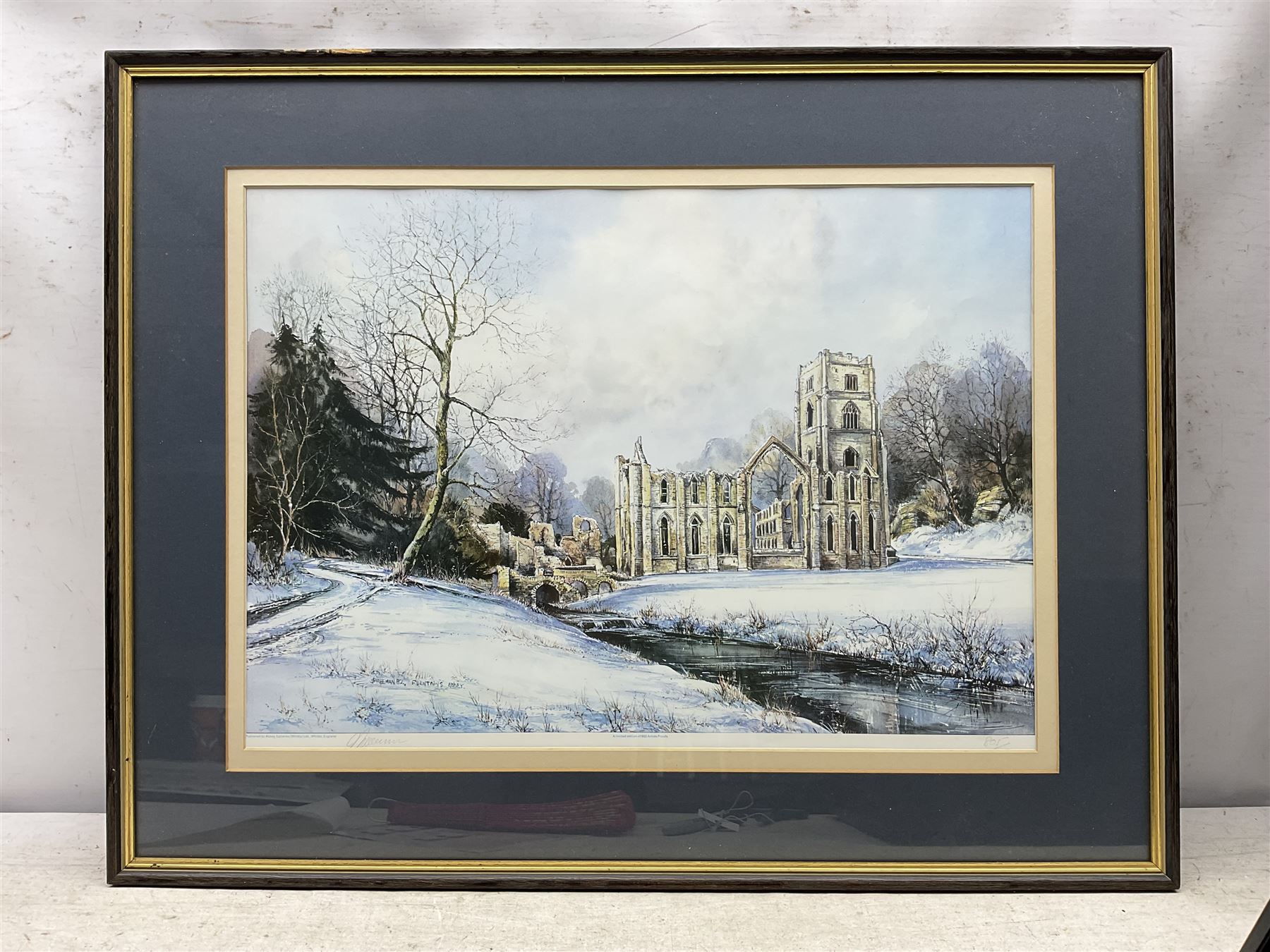 John Freeman (British 1942-):View towards Ravenscar, oil on board signed '79, 49cm x 74cm; together with a signed print (2)