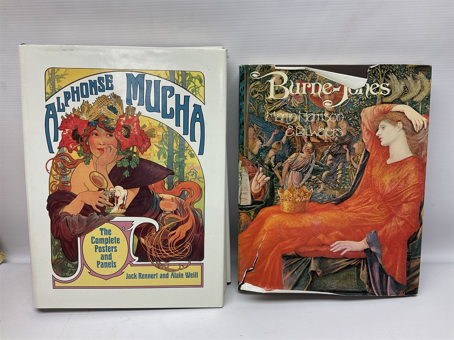 Collection of antiques reference books, mainly art, including The Pre-Raphaelites, Burne & Jones, Van Gough, The Art of Beatrix Potter, Faberge, Princely Treasures etc