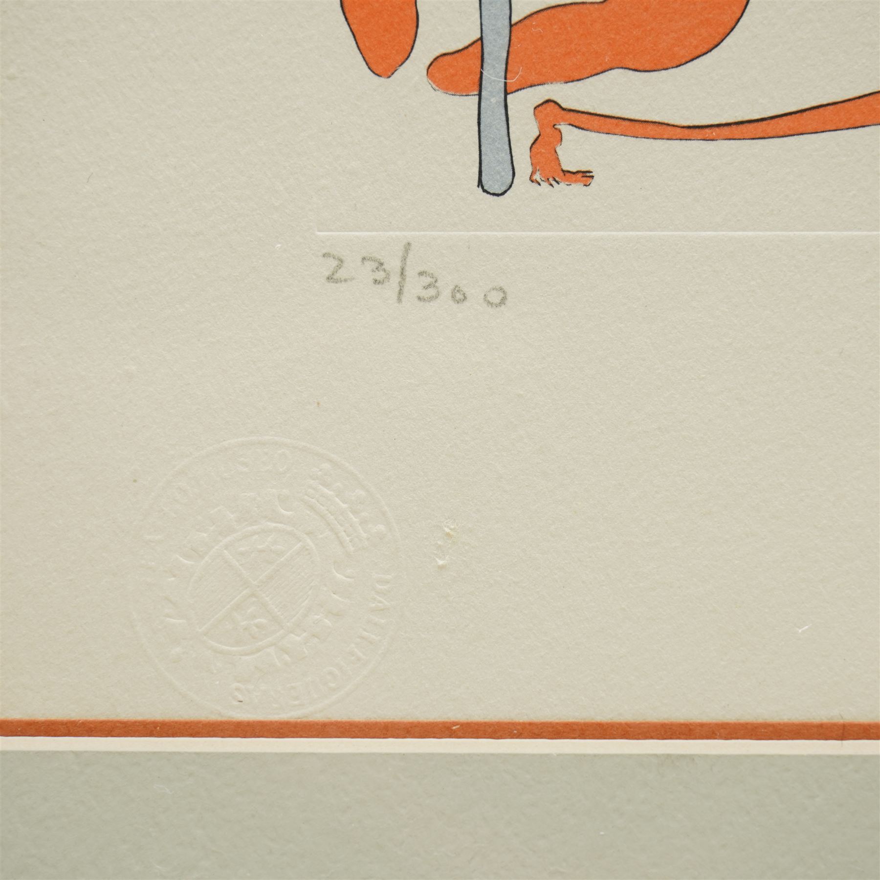 Salvador Dali (Spanish 1904-1989): 'Quevedos Visioner' (Quevedo`s Visions)', limited edition drypoint etching signed and numbered 23/300 in pencil, with blindstamp 29cm x 22cm