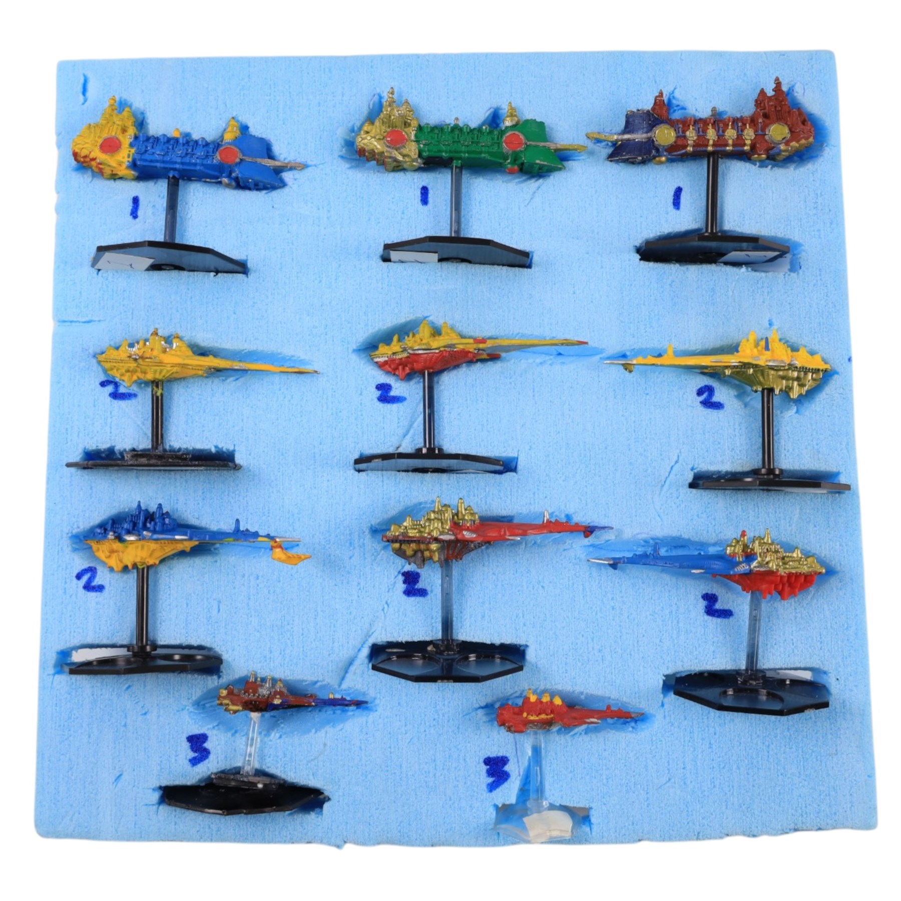 Games Workshop Space Fleet, classic space battle game, with painted figures, board and instructions, in two boxes